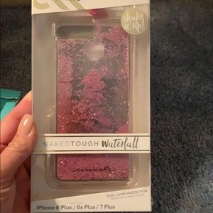 Case mate naked tough pink waterfall iphone case